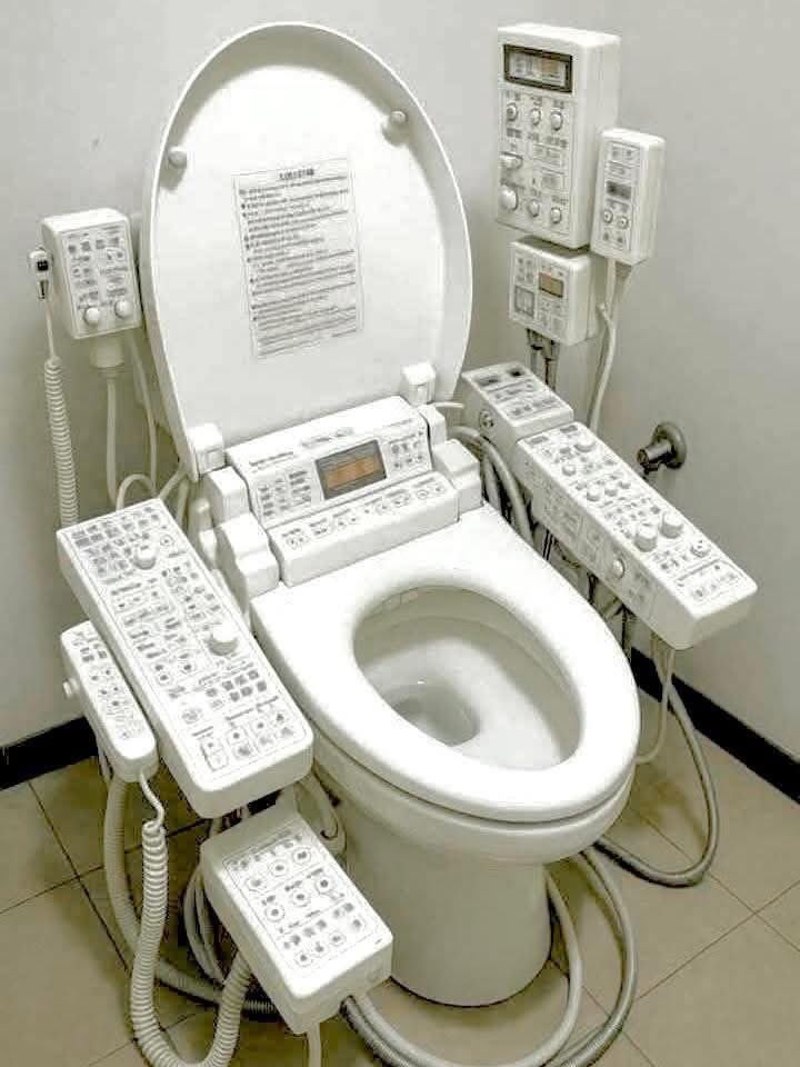 Ke si idete na zchod v Japonsku